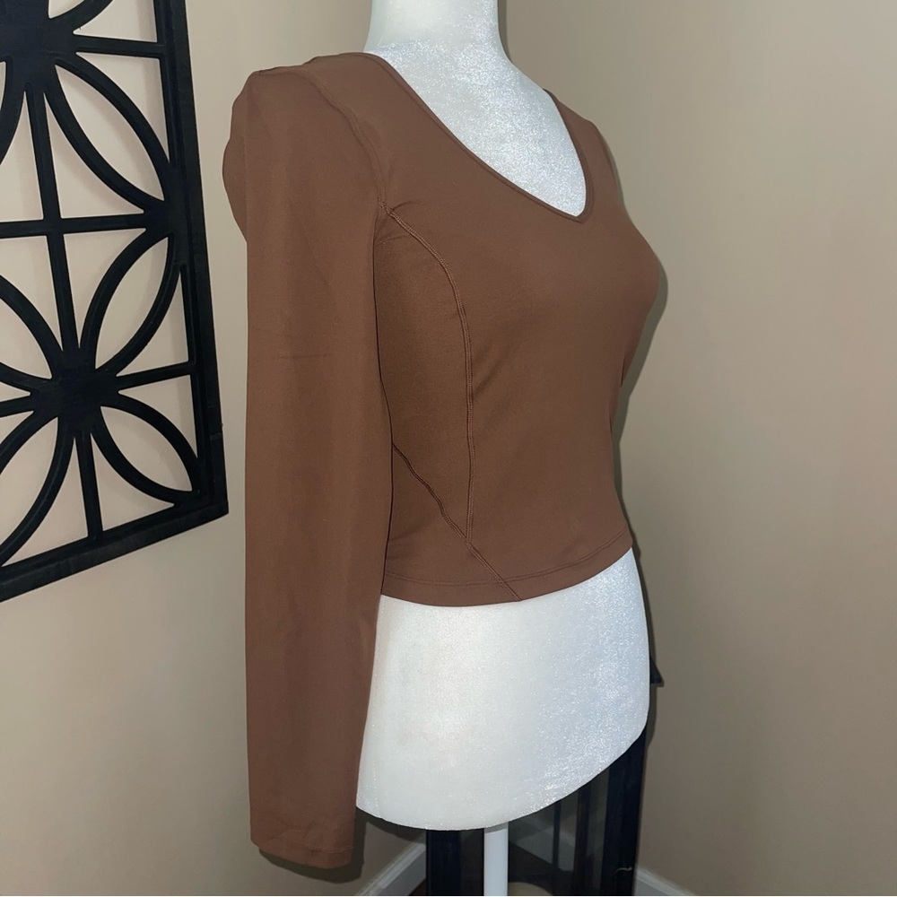 Lululemon Align Long Sleeve Shirt Chocolate Brown